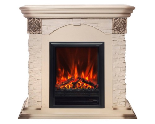 RealFlame Электрокамин Dublin Lux WT с очагом Eugene