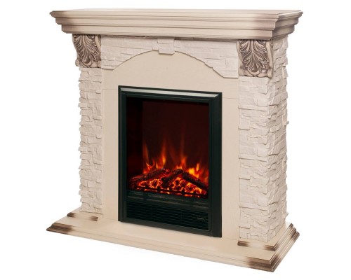 RealFlame Электрокамин Dublin Lux WT с очагом Eugene
