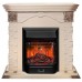 RealFlame Электрокамин Dublin Lux WT с очагом Majestic Lux Black