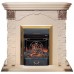 RealFlame Электрокамин Dublin Lux WT с очагом Majestic Lux Brass
