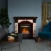 RealFlame Электрокамин Dublin Rock AO античный дуб с очагом 3D Olympic