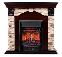 RealFlame Электрокамин Dublin Rock AO античный дуб с очагом Majestic Lux Black RC