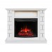 RealFlame Электрокамин Edward WT молочный с очагом Evrika 25,5 LED