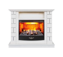 RealFlame Электрокамин Edward WT молочный с очагом Firestar 25,5