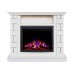 RealFlame Электрокамин Edward WT молочный с очагом Saphir 25,5