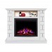 RealFlame Электрокамин Edward WT молочный с очагом Saphir 25,5