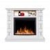 RealFlame Электрокамин Edward WT молочный с очагом Saphir 25,5