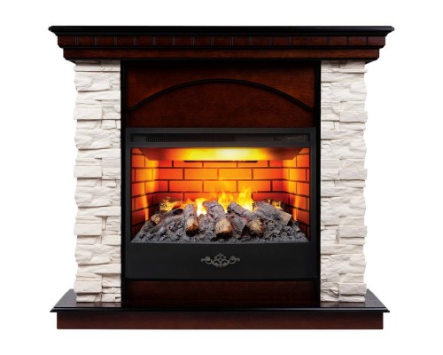 RealFlame Электрокамин Elford AO античный дуб с очагом 3D Firestar 25,5