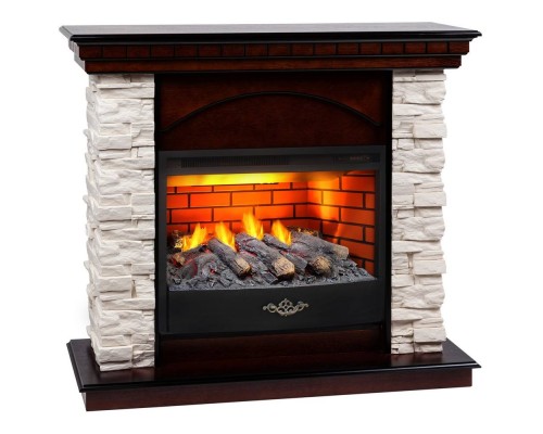 RealFlame Электрокамин Elford AO античный дуб с очагом 3D Firestar 25,5