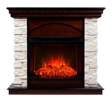 RealFlame Электрокамин Elford AO античный дуб с очагом Evrika 25,5 LED