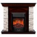 RealFlame Электрокамин Elford AO античный дуб с очагом Majestic Lux Black