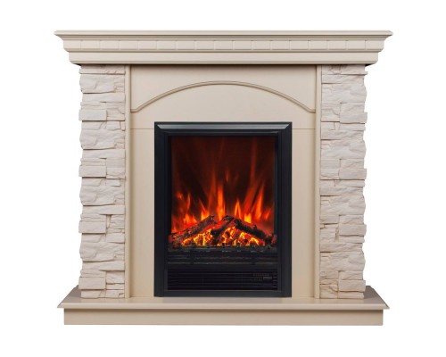 RealFlame Электрокамин Elford WT белый дуб с очагом Eugene