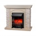RealFlame Электрокамин Elford WT белый дуб с очагом Fobos Lux Black