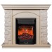 RealFlame Электрокамин Elford WT белый дуб с очагом Majestic Lux Black