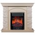 RealFlame Электрокамин Elford WT белый дуб с очагом Majestic Lux Black RC