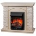 RealFlame Электрокамин Elford WT белый дуб с очагом Majestic Lux Black
