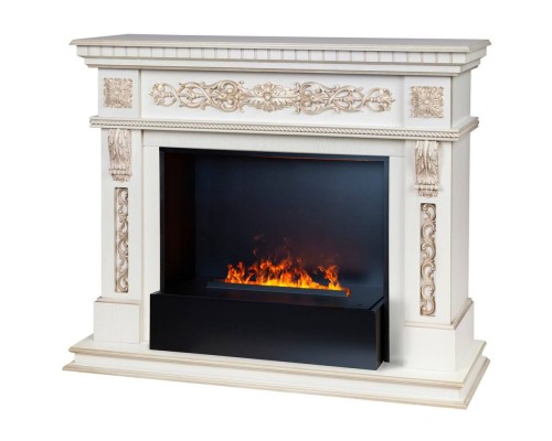 RealFlame Электрокамин Estella 25,5/26 WT с очагом 3D Cassette 630 Black Panel