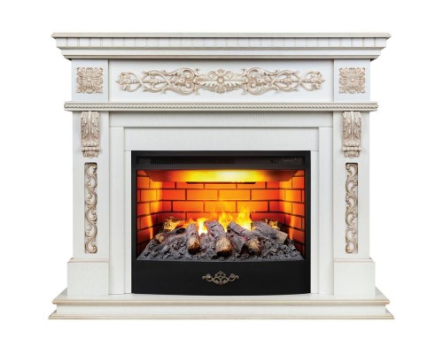 RealFlame Электрокамин Estella 25,5/26 WT с очагом 3D Firestar 25,5