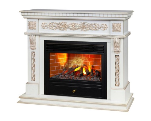 RealFlame Электрокамин Estella 25,5/26 WT с очагом 3D Novara