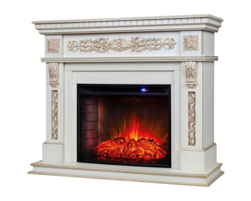 RealFlame Электрокамин Estella 25,5/26 WT с очагом Evrika 25,5 LED