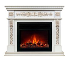 RealFlame Электрокамин Estella 25,5/26 WT с очагом Moonblaze Black