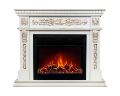 RealFlame Электрокамин Estella 25,5/26 WT с очагом Moonblaze Black