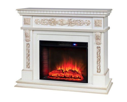 RealFlame Электрокамин Estella 25,5/26 WT с очагом Sparta 25,5 LED
