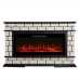 RealFlame Электрокамин Fiero 42 AO античный дуб c Diamond 42, с муляжом дров и кристаллами