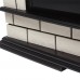 RealFlame Электрокамин Fiero 42 AO античный дуб c Diamond 42, с муляжом дров и кристаллами