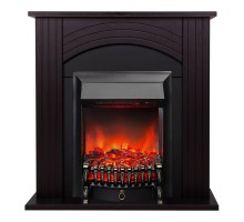 RealFlame Электрокамин Hanna DN орех с очагом Fobos Lux Black RC