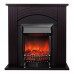 RealFlame Электрокамин Hanna DN орех с очагом Fobos Lux Black RC