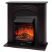 RealFlame Электрокамин Hanna DN орех с очагом Majestic Lux Black RC