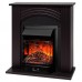 RealFlame Электрокамин Hanna DN орех с очагом Majestic Lux Black