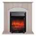 RealFlame Электрокамин Hanna STD LO светлый дуб с очагом Fobos Lux Black