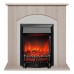 RealFlame Электрокамин Hanna STD LO светлый дуб с очагом Fobos Lux Black RC