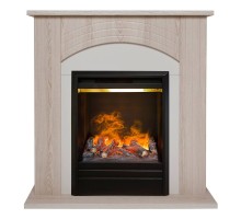 RealFlame Электрокамин Hanna STD LO светлый дуб с очагом Olympic 3D