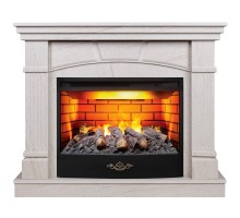 RealFlame Электрокамин History 25,5 WT цвет натуральный камень с очагом 3D Firestar 25,5