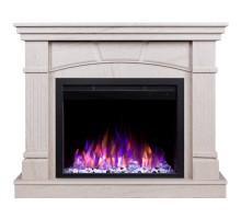RealFlame Электрокамин History 25,5 WT цвет натуральный камень с очагом Saphir 25,5