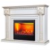 RealFlame Электрокамин Imperia 26/33 WT белый дуб с золотой патиной с очагом 3D Helios 26