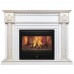 RealFlame Электрокамин Imperia 26/33 WT белый дуб с золотой патиной с очагом 3D Novara