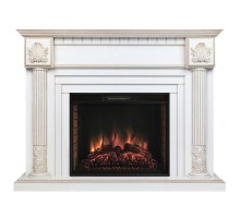 RealFlame Электрокамин Imperia 26/33 WT белый дуб с золотой патиной с очагом Epsilon 26 S IR