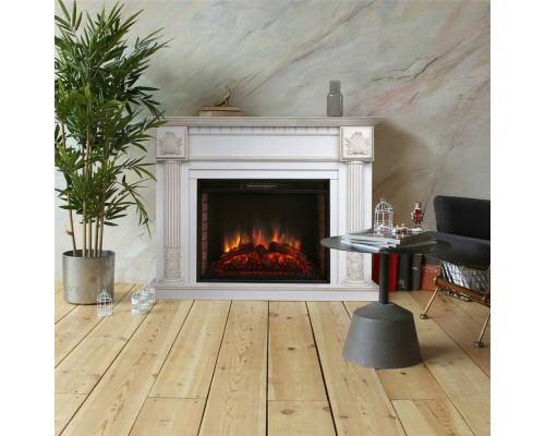 RealFlame Электрокамин Imperia 26/33 WT белый дуб с золотой патиной с очагом Epsilon 33