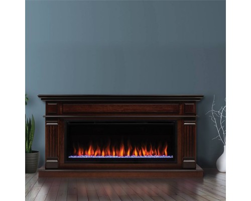 RealFlame Электрокамин Islandia 42/BV AO античный дуб с очагом Saphir 42
