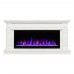 RealFlame Электрокамин Islandia 42/BV WT белый с очагом Saphir 42