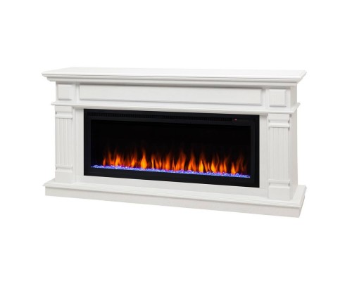 RealFlame Электрокамин Islandia 42/BV WT белый с очагом Saphir 42