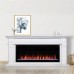 RealFlame Электрокамин Islandia 42/BV WT белый с очагом Saphir 42