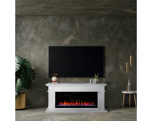 RealFlame Электрокамин Islandia 42/BV WT белый с очагом Saphir 42