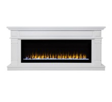 RealFlame Электрокамин Islandia 50 WT белый с очагом Saphir 50