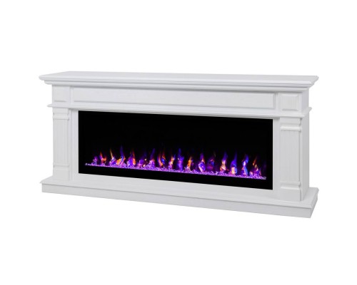 RealFlame Электрокамин Islandia 50 WT белый с очагом Saphir 50