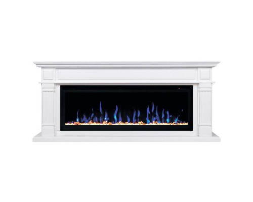 RealFlame Электрокамин Islandia 50 WT белый с очагом Saphir 50